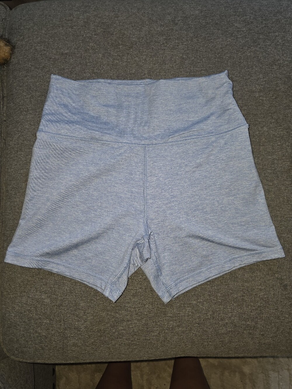 Aerie OFFLINE Light Blue Biker Shorts LG